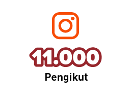 11.000 pengikut media sosial